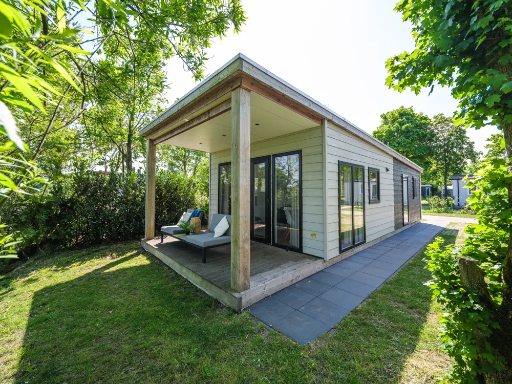 River Lodge 'Wellnesshuus' met whirlpool, sauna, bathtub, and sun shower | 2 personen